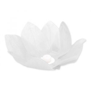 Fiore Galleggiante in carta Ø 28 cm Bianco