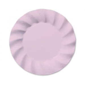 8 Piatti ¯ 25 cm Wavy Soft Pink