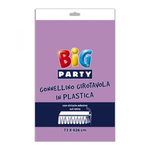 Gonnellino Girotavola in Plastica 73 x 423 cm Glicine