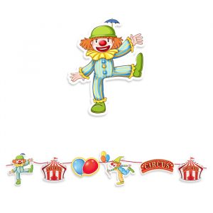 Festone Kit Maxi 600 x 25 cm Circus Party