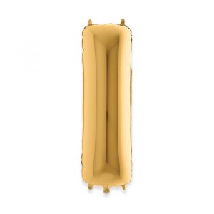 Palloncino Mylar Oro 40" Lettera I