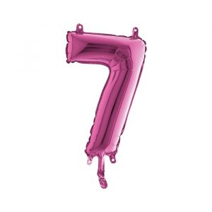 Palloncino Mylar Fuxia 14" Numero 7