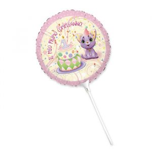 Palloncino Mylar 9" Primo Compleanno Cindy