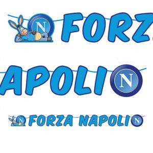 Festone Kit Scritta Maxi 600 x 25 cm Forza SSC Napoli