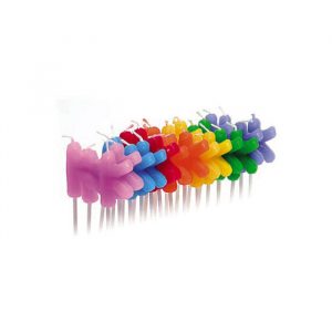 28 Candeline 6 cm Lettera K