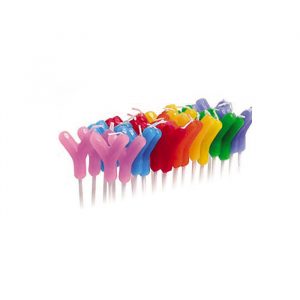 28 Candeline 6 cm Lettera Y