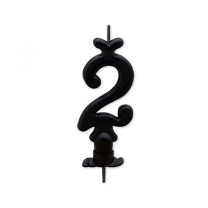 Candelina Classica Nera 8