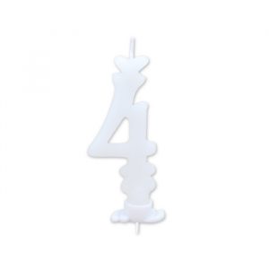 Candelina Classica Bianca 8