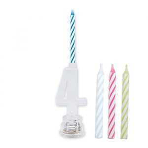 Porta Candeline in plastica con Lampeggiante 7
