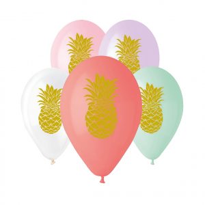50 Palloncini in Lattice All Around 12" Ananas