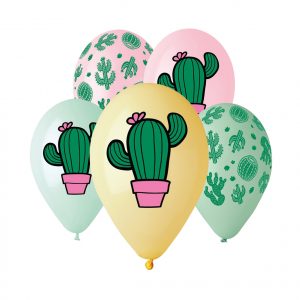 50 Palloncini in Lattice All Around 12" Cactus