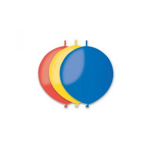 100 Palloncini Link in Lattice 13" Assortiti