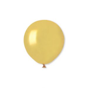 100 Palloncini in Lattice 5" Dorato Metal