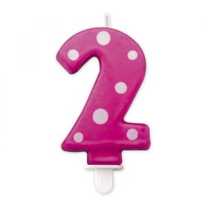 Candelina Pois Fuxia 8