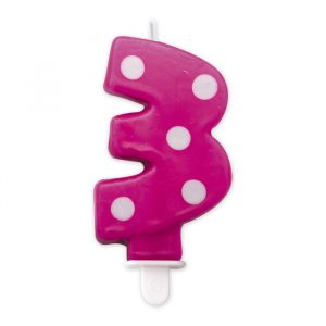 Candelina Pois Fuxia 8