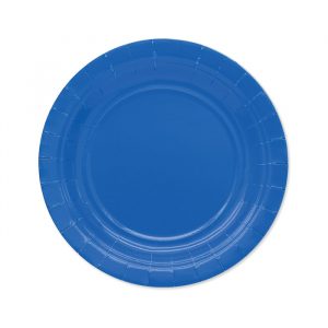 25 Piatti Ecolor Ø 18 cm Blu