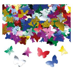 Coriandoli in plastica 15 gr Farfalle