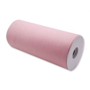Rotolo Tulle 25 cm x 100 mt Rosa Chiaro