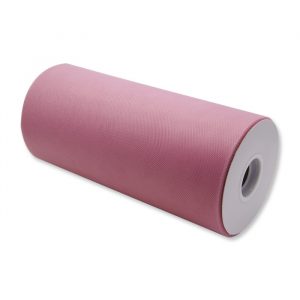 Rotolo Tulle 25 cm x 100 mt Rosa Antico