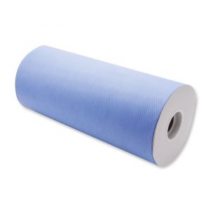 Rotolo Tulle 25 cm x 100 mt Azzurro Fiordaliso