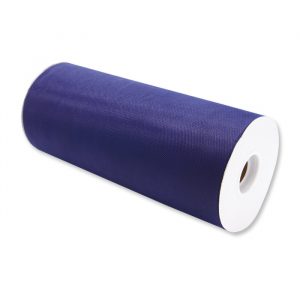 Rotolo Tulle 25 cm x 100 mt Blu