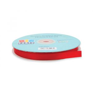 Nastro Doppio Raso 10 mm x 50 mt Rosso