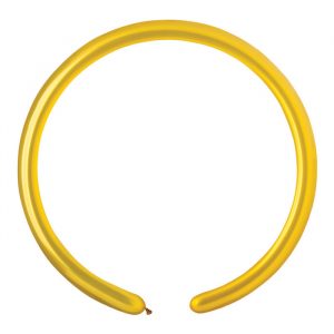 100 Palloncini in Lattice Modellabili ¯ 1" Oro Metal