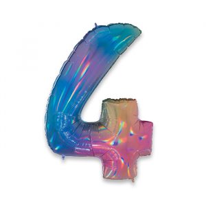 Palloncino Mylar Rainbow 40" Numero 4